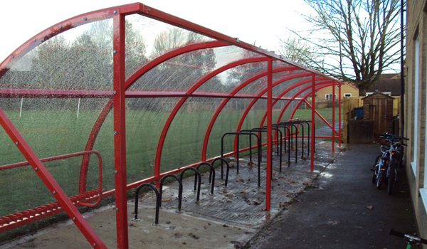 red cycle shelter